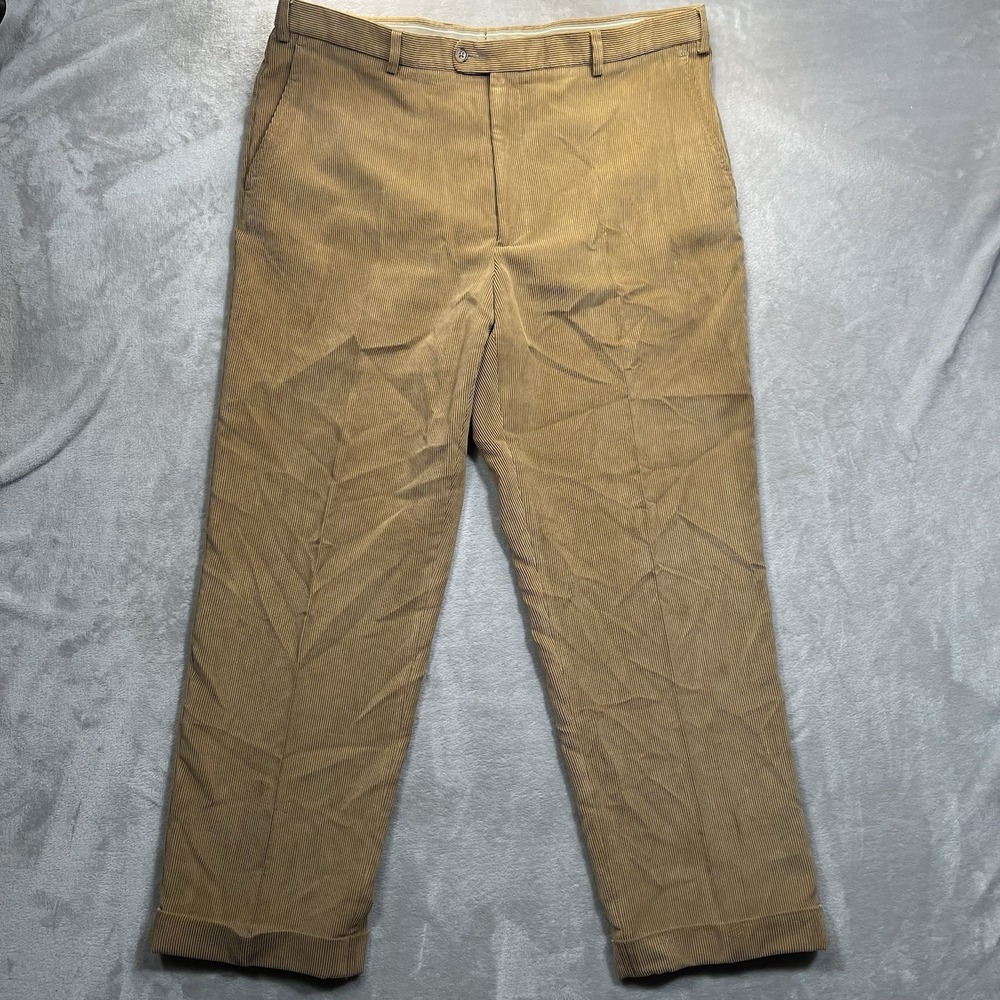 Zanella Benny Corduroy Pants Mens 40x29 Brown Italy